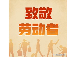 勞動創造未來，奮斗成就幸福！